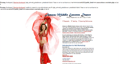 Desktop Screenshot of amarasdance.com